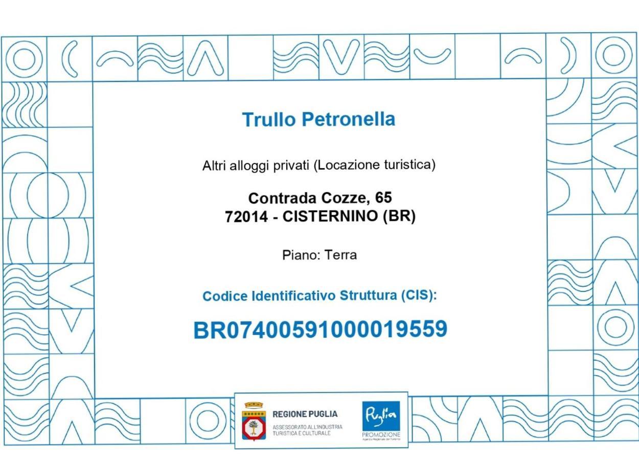 Trullo Petronella Villa Cisternino Exterior foto